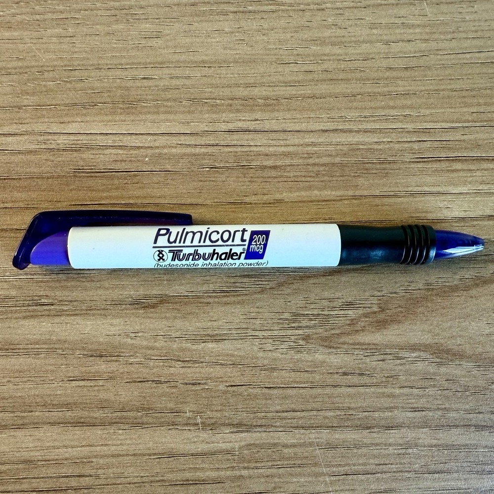 Pulmicort Turbuhaler 200mcg Drug Rep Pharma Pharmaceutical Chunky PEN ~ WORKS!